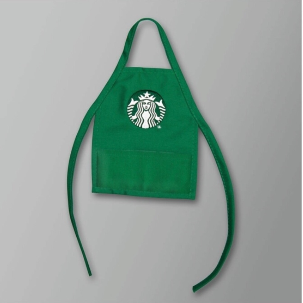 Starbucks mini novelty apron doll or bear apron
